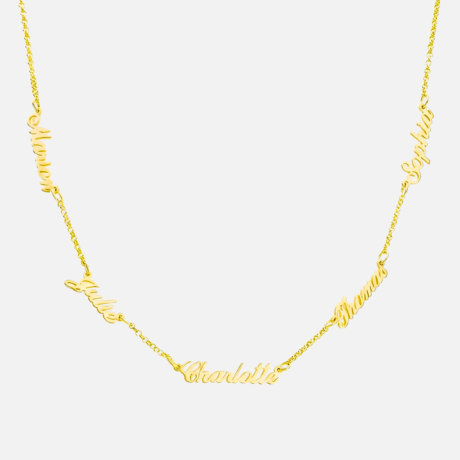 Heirloom Multiple Name Necklace - Jewelled Me