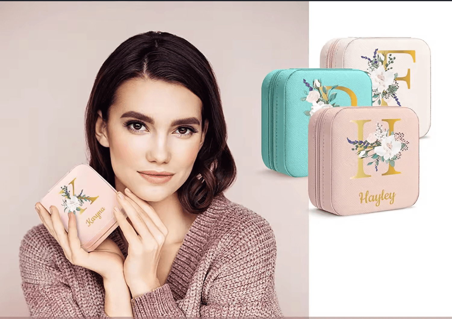 Customised Jewelry Travel Case - Jewelled Me