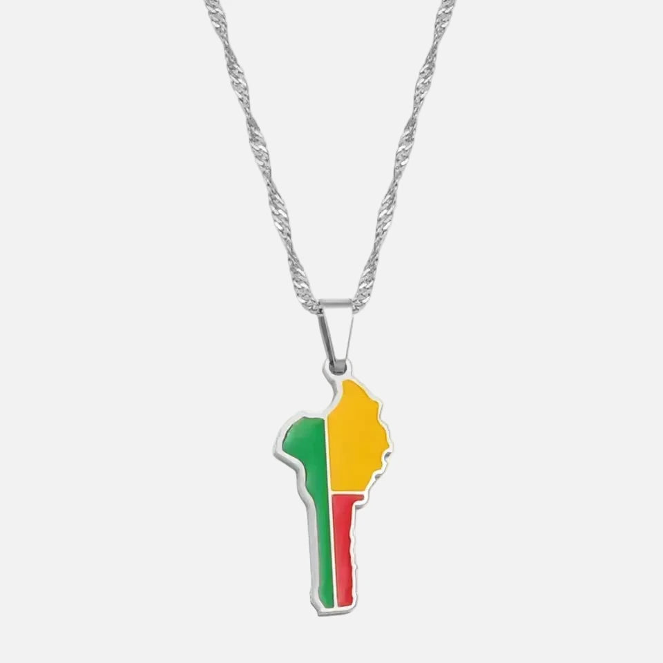 Africa Country/Flag Necklaces