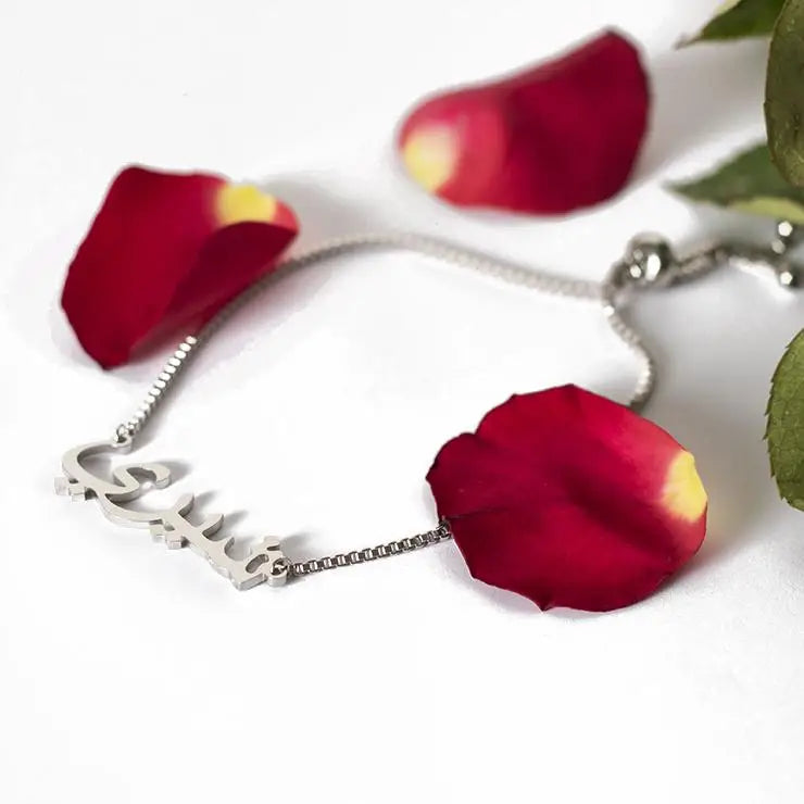 Custom Arabic Name Bracelet - Jewelled Me