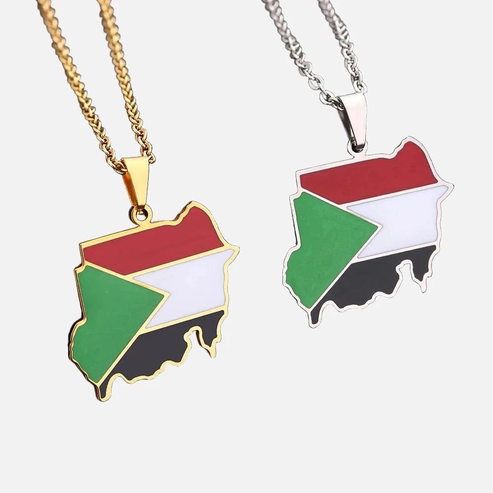 Africa Country/Flag Necklaces - Jewelled Me