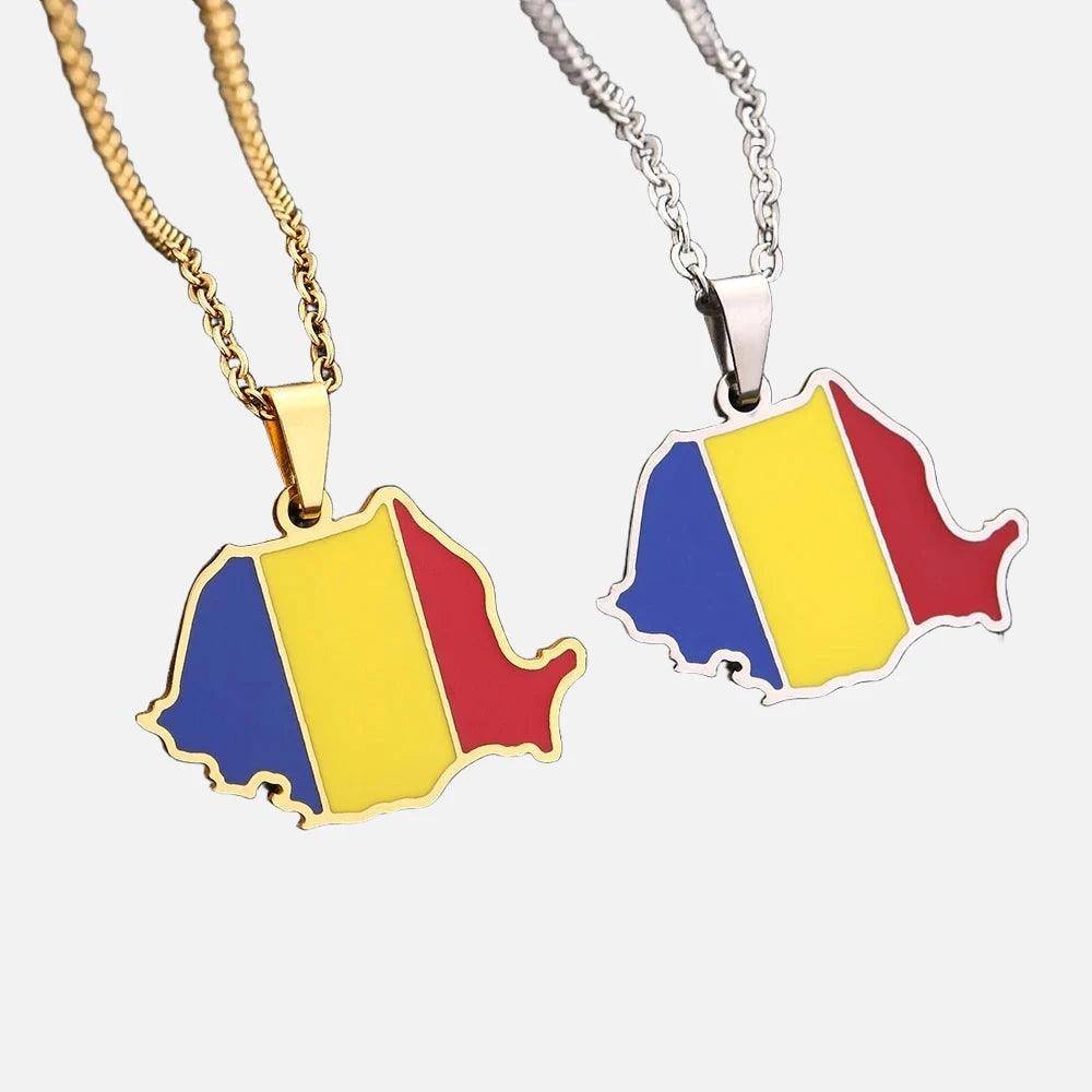European Country/Flag Necklaces - Jewelled Me