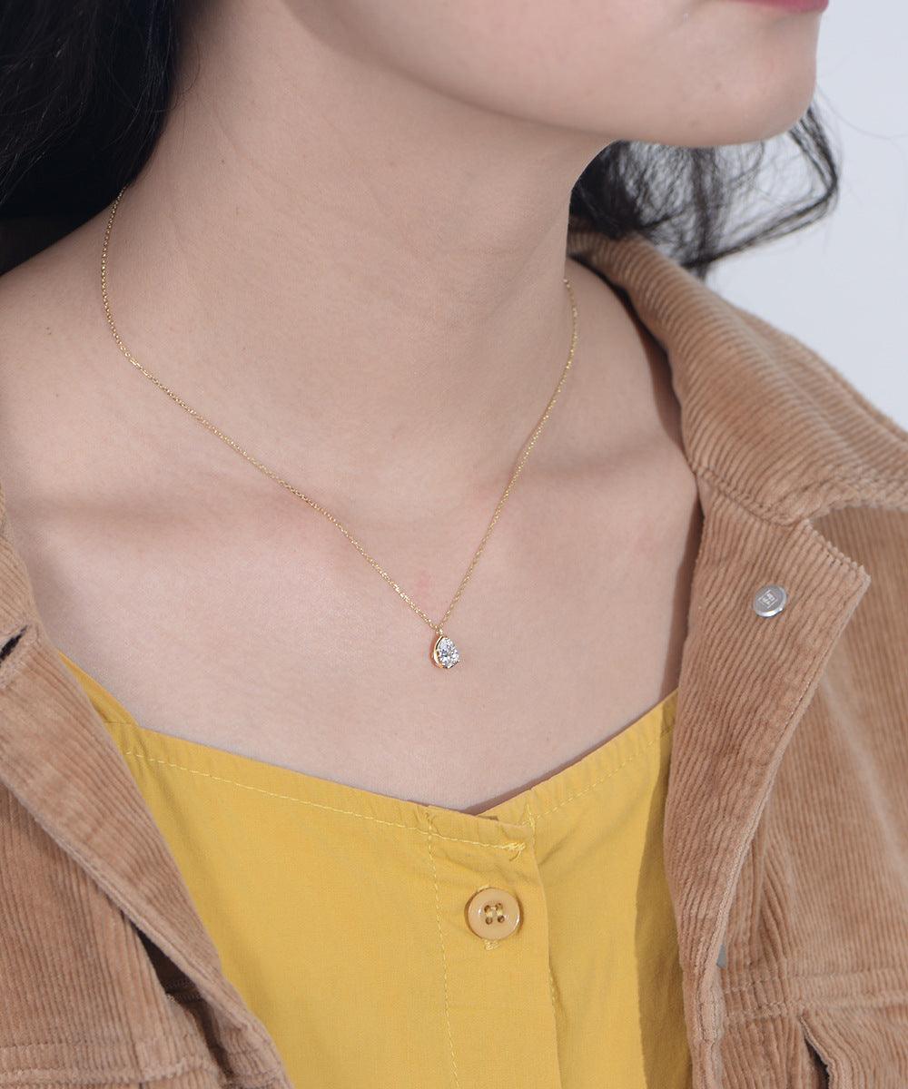 The Teardrop Vermeil Necklace - Jewelled Me