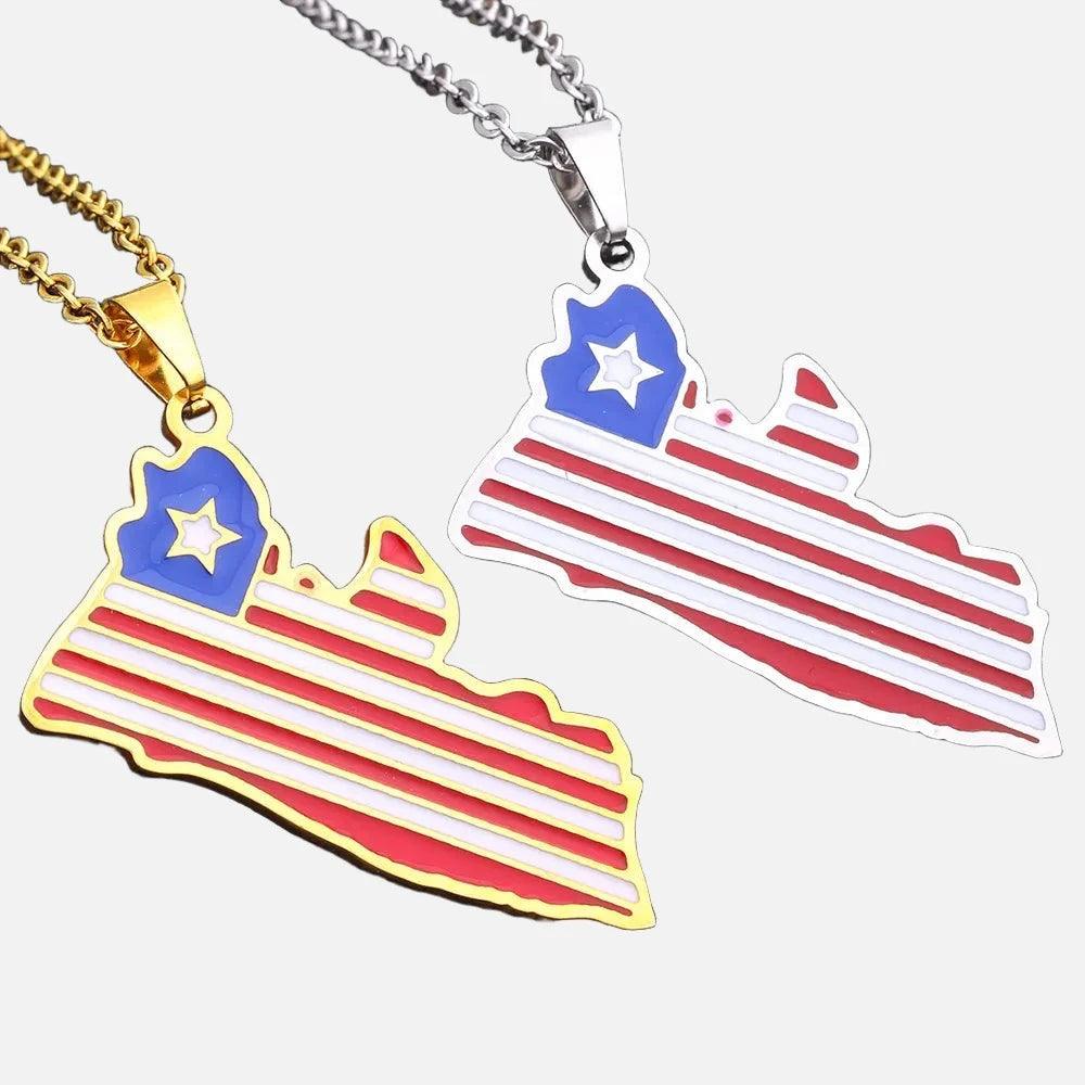 Africa Country/Flag Necklaces - Jewelled Me