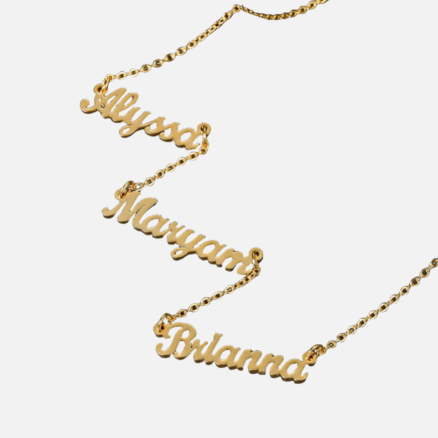 Multiple Name Miami Necklace - Jewelled Me