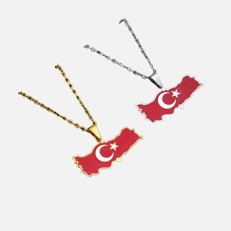 European Country/Flag Necklaces - Jewelled Me