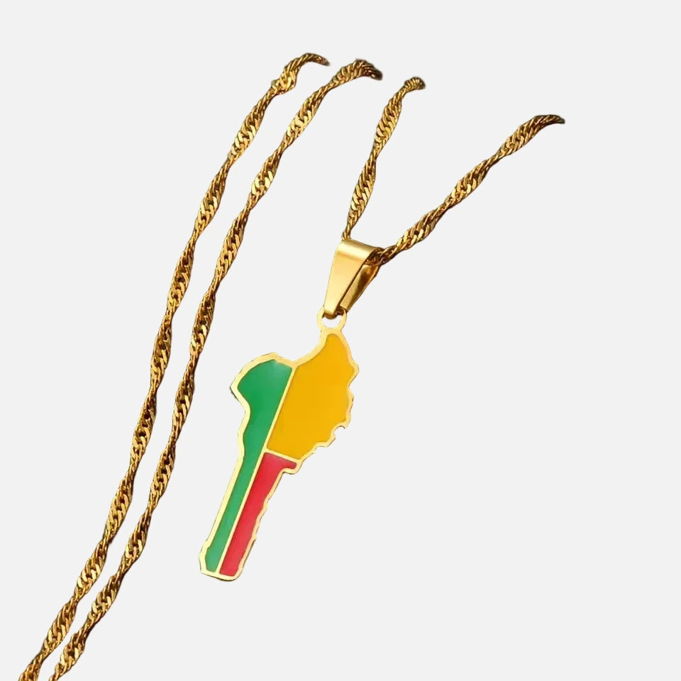 Africa Country/Flag Necklaces