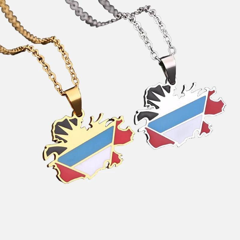 The Americas & Caribbean Country/Flag Necklaces (BACKUP) - Jewelled Me