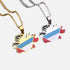 The Americas & Caribbean Country/Flag Necklaces (BACKUP) - Jewelled Me