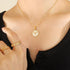 White Shell Zodiac Pendant - Jewelled Me