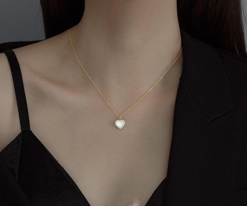 Heart Pendant Necklace - Jewelled Me