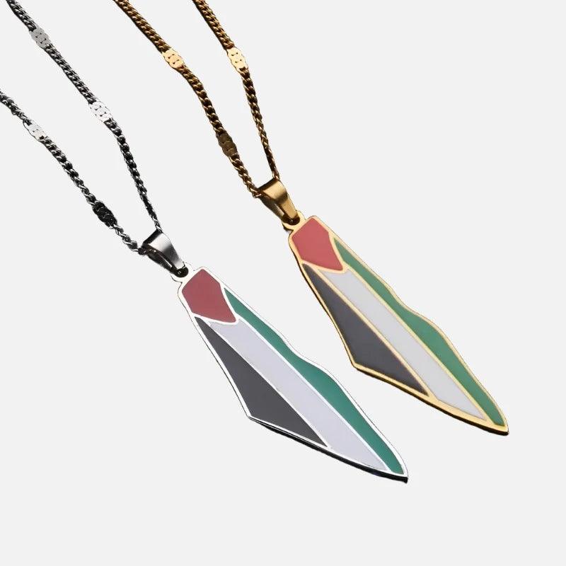 Middle Eastern Country/Flag Necklaces - Jewelled Me