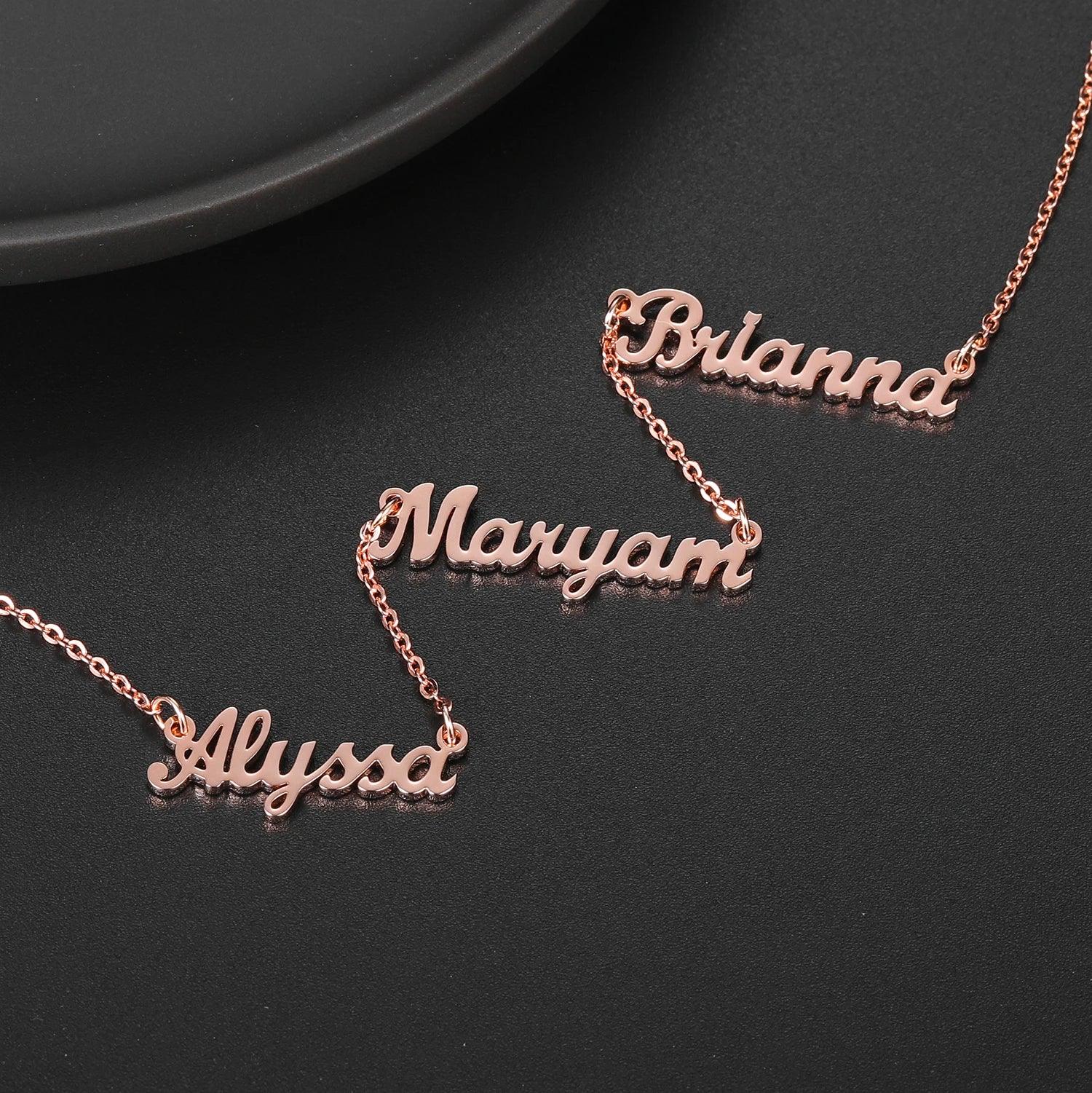Multiple Name Miami Necklace - Jewelled Me