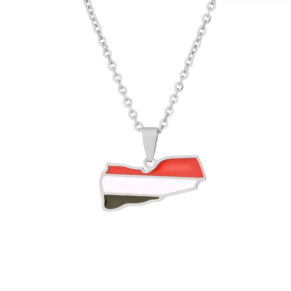 Middle Eastern Country/Flag Necklaces - Jewelled Me