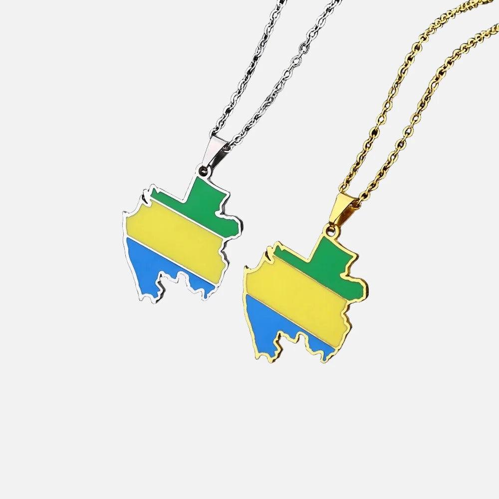 Africa Country/Flag Necklaces - Jewelled Me