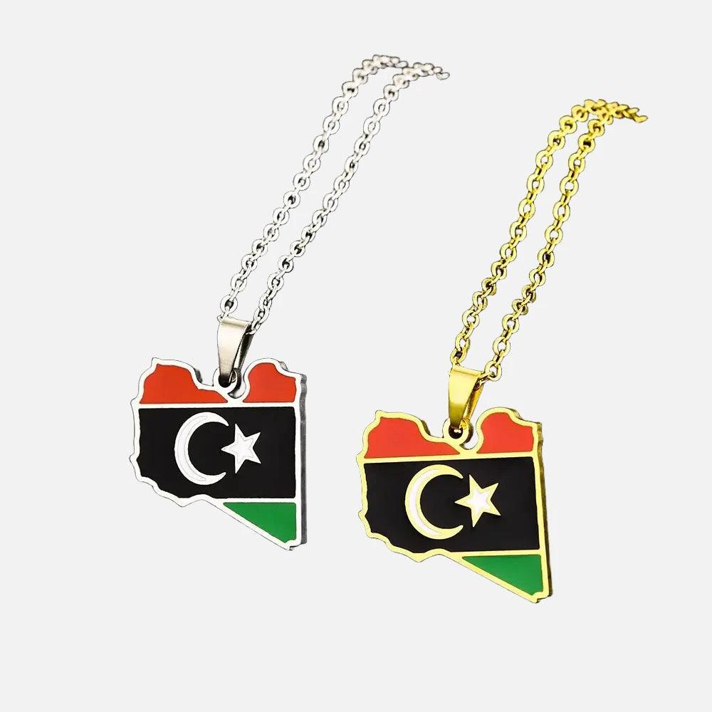 Middle Eastern Country/Flag Necklaces - Jewelled Me
