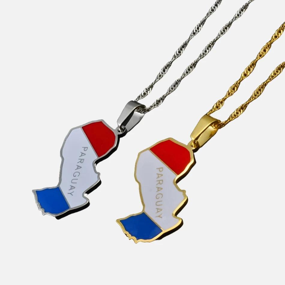 The Americas & Caribbean Country/Flag Necklaces (BACKUP) - Jewelled Me