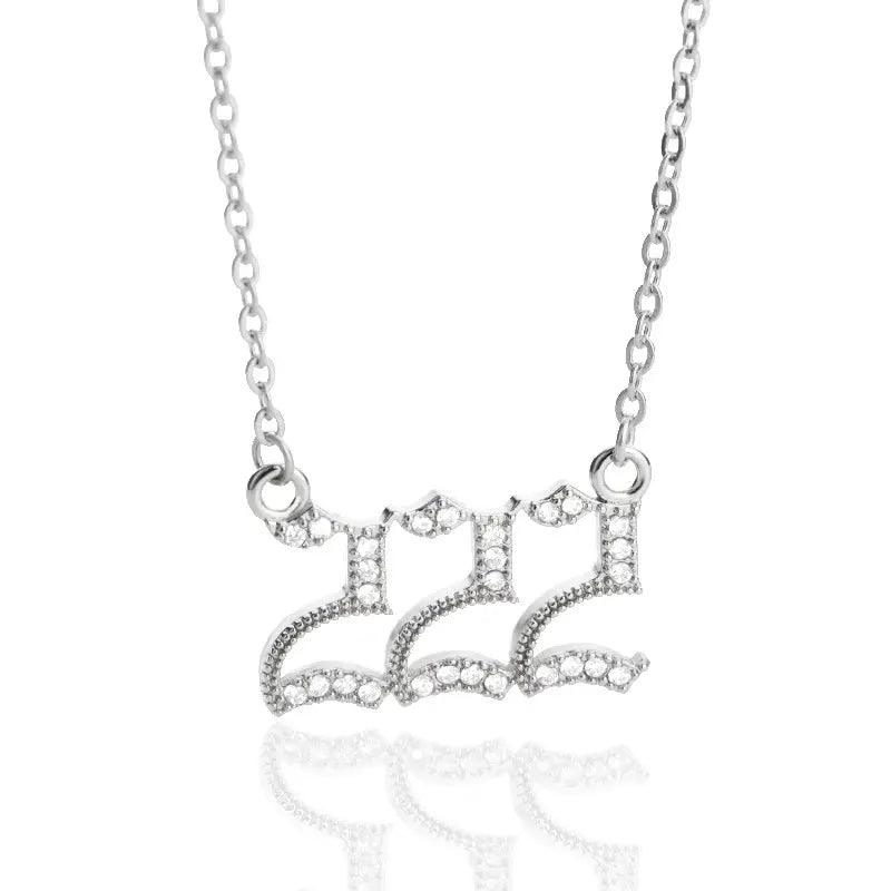 ICED Angel Numbers Necklace - Jewelled Me