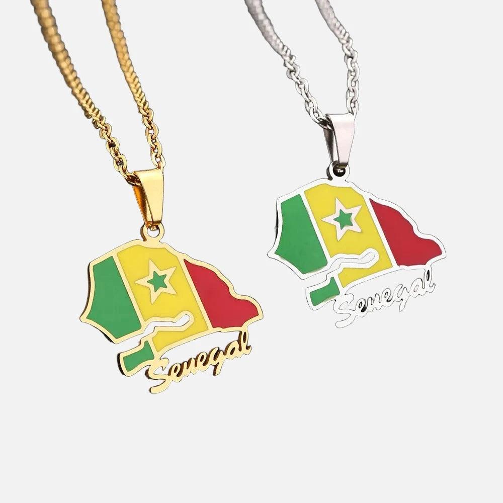 Africa Country/Flag Necklaces - Jewelled Me