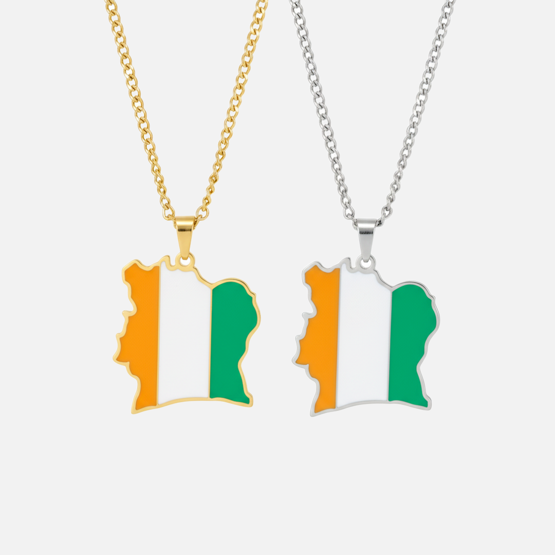 African Country/Flag Necklaces - Jewelled Me