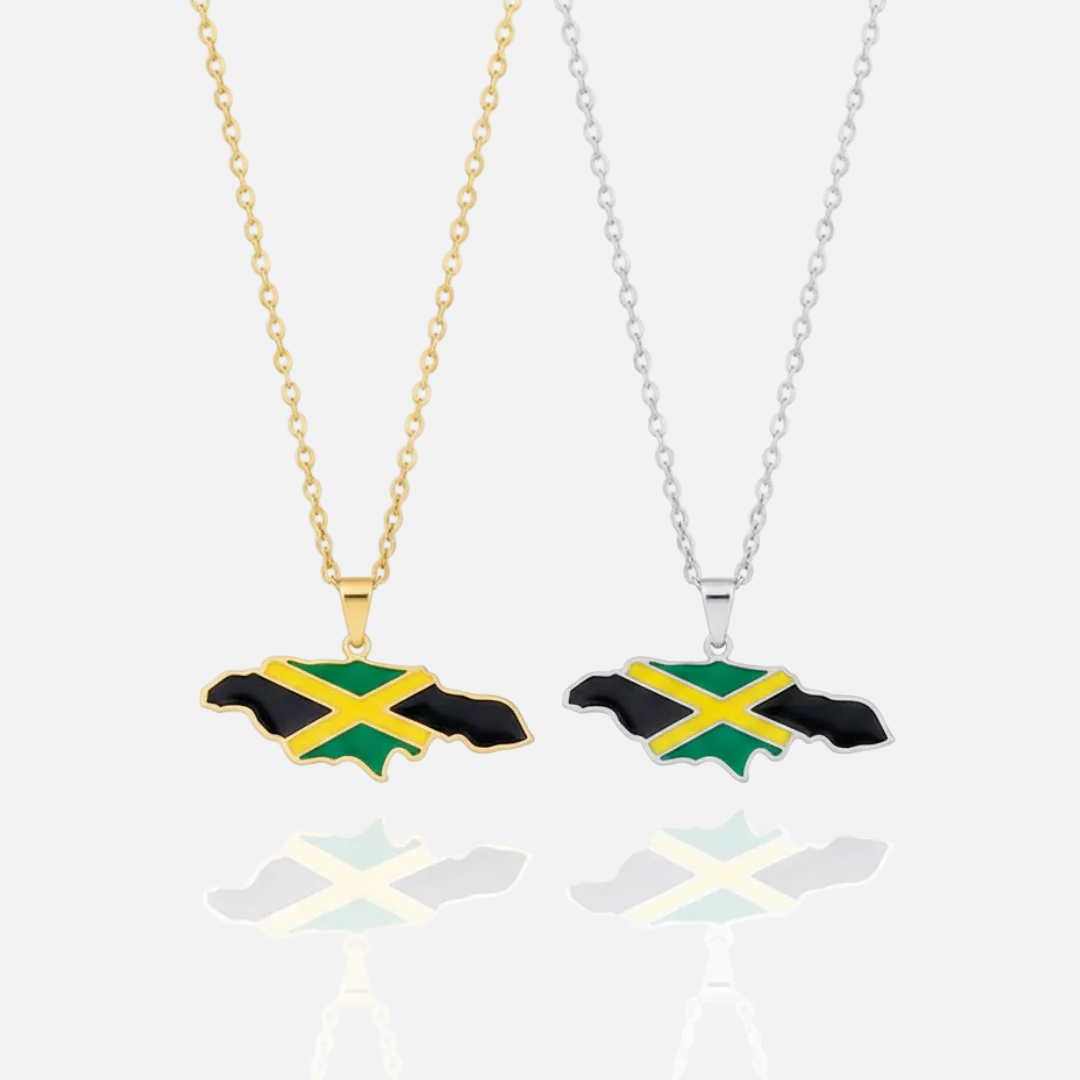 The Americas & Caribbean Country/Flag Necklaces - Jewelled Me