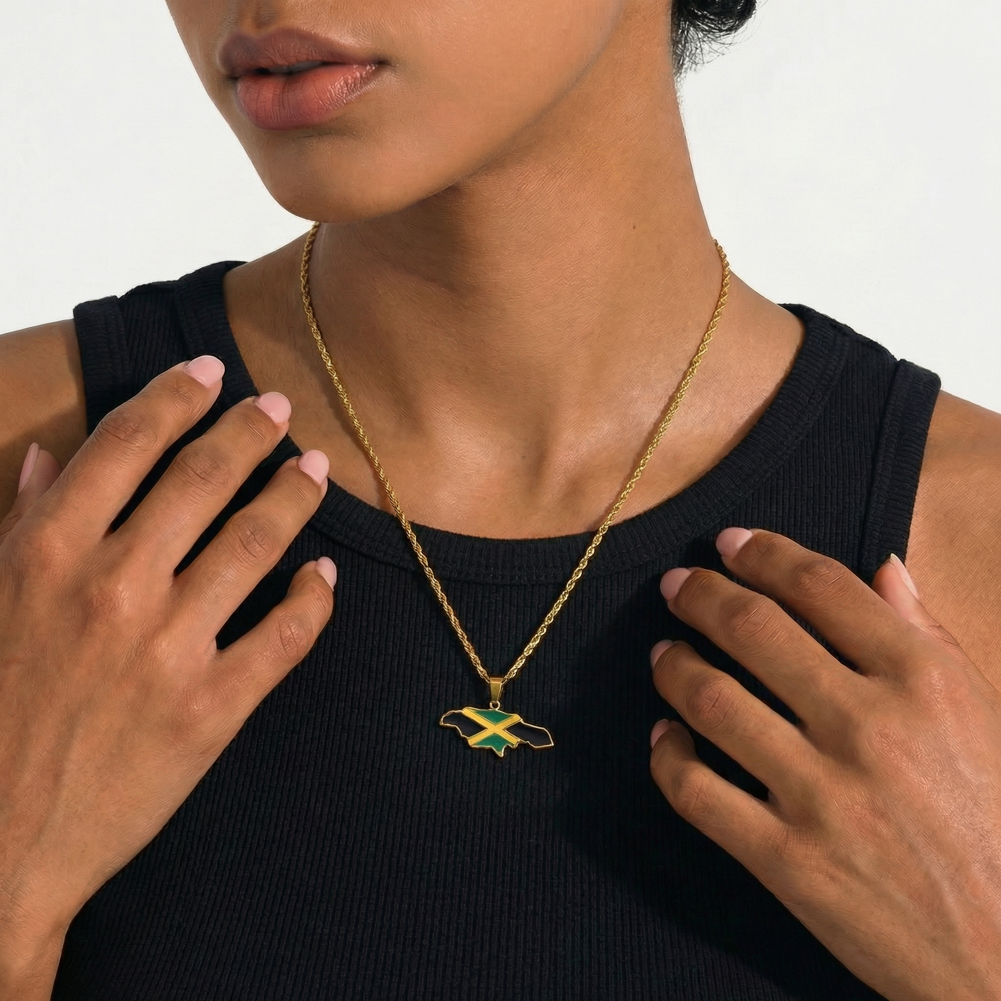 The Americas & Caribbean Country/Flag Necklaces - Jewelled Me