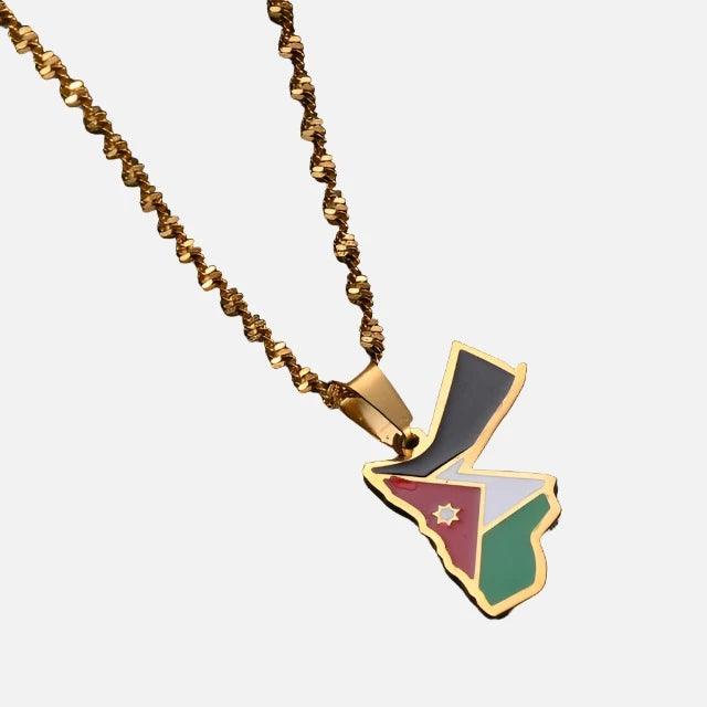 Middle Eastern Country/Flag Necklaces - Jewelled Me