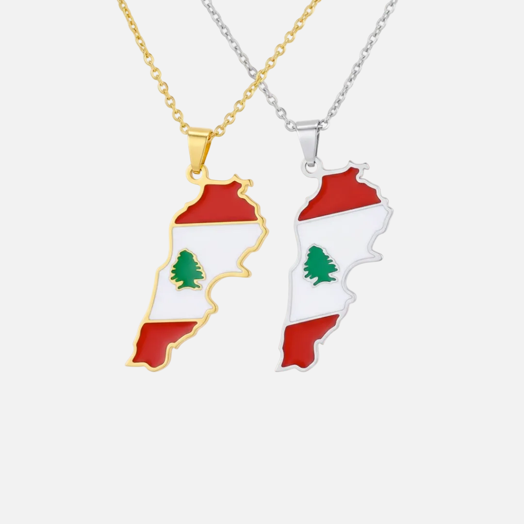 Middle Eastern & Arabian Country/Flag Necklaces - Jewelled Me