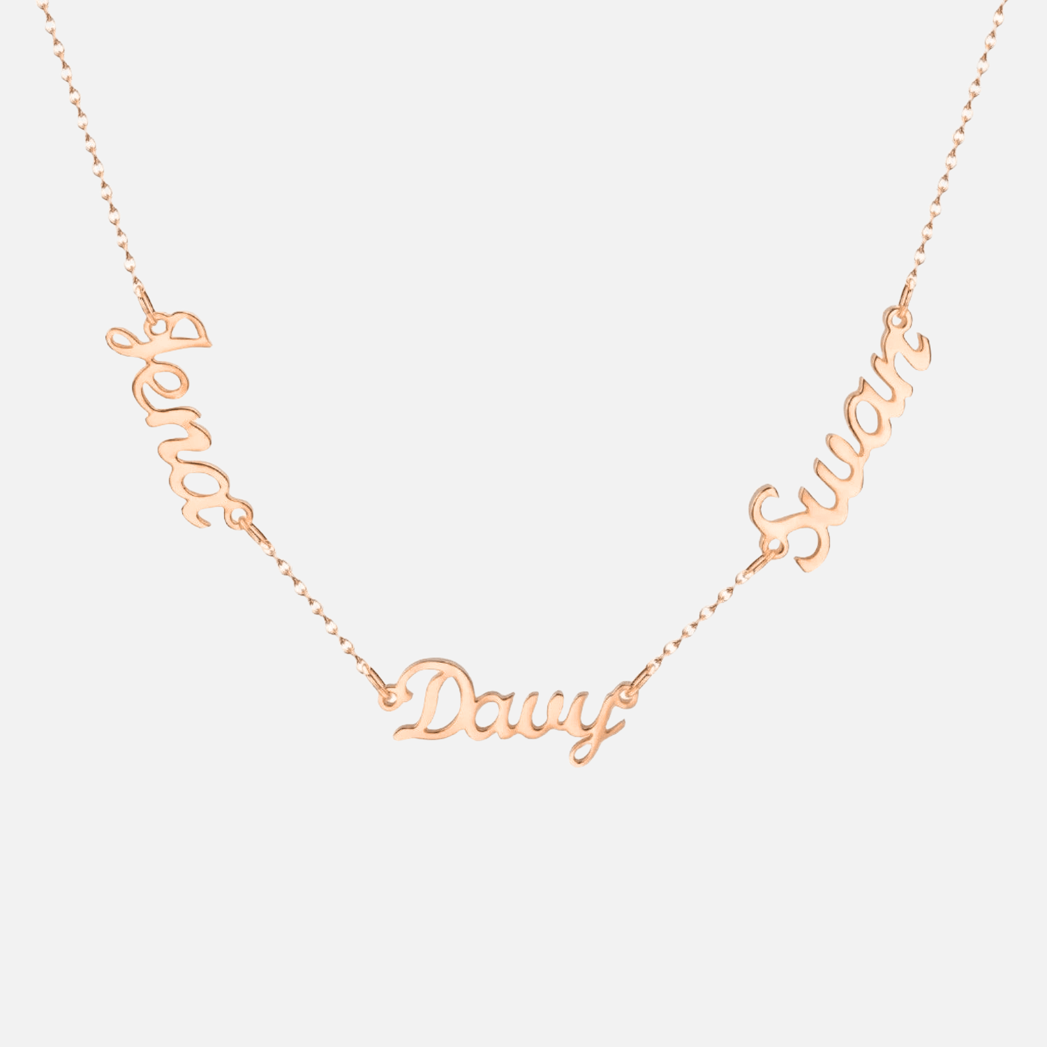 Multiple Name Miami Necklace