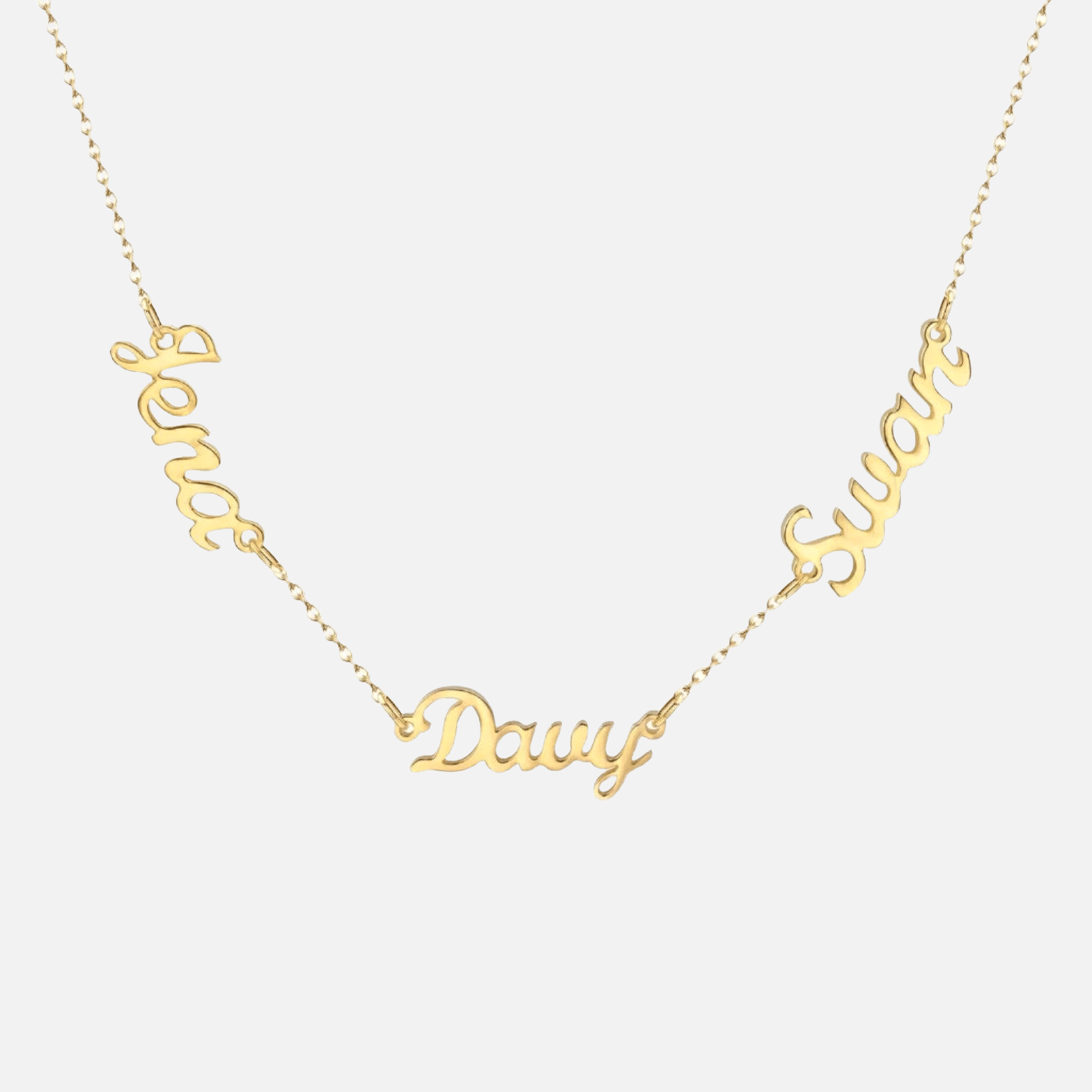Multiple Name Miami Necklace