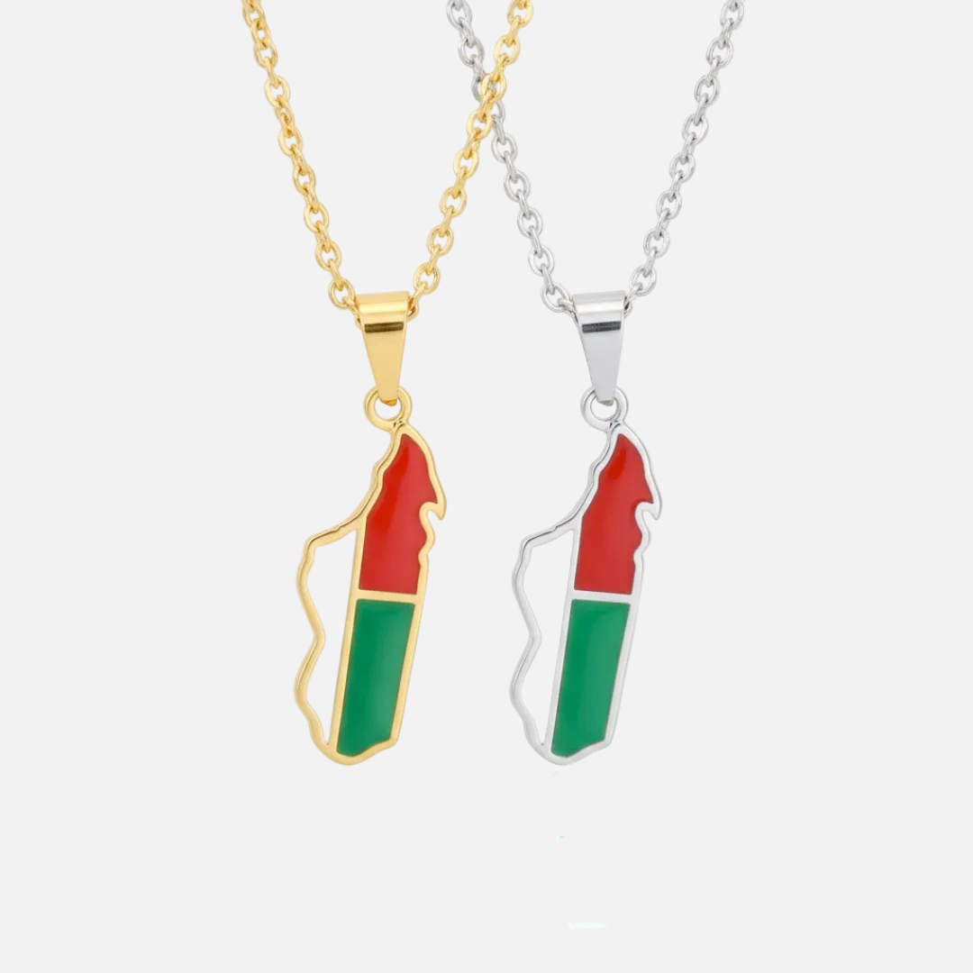 African Country/Flag Necklaces - Jewelled Me
