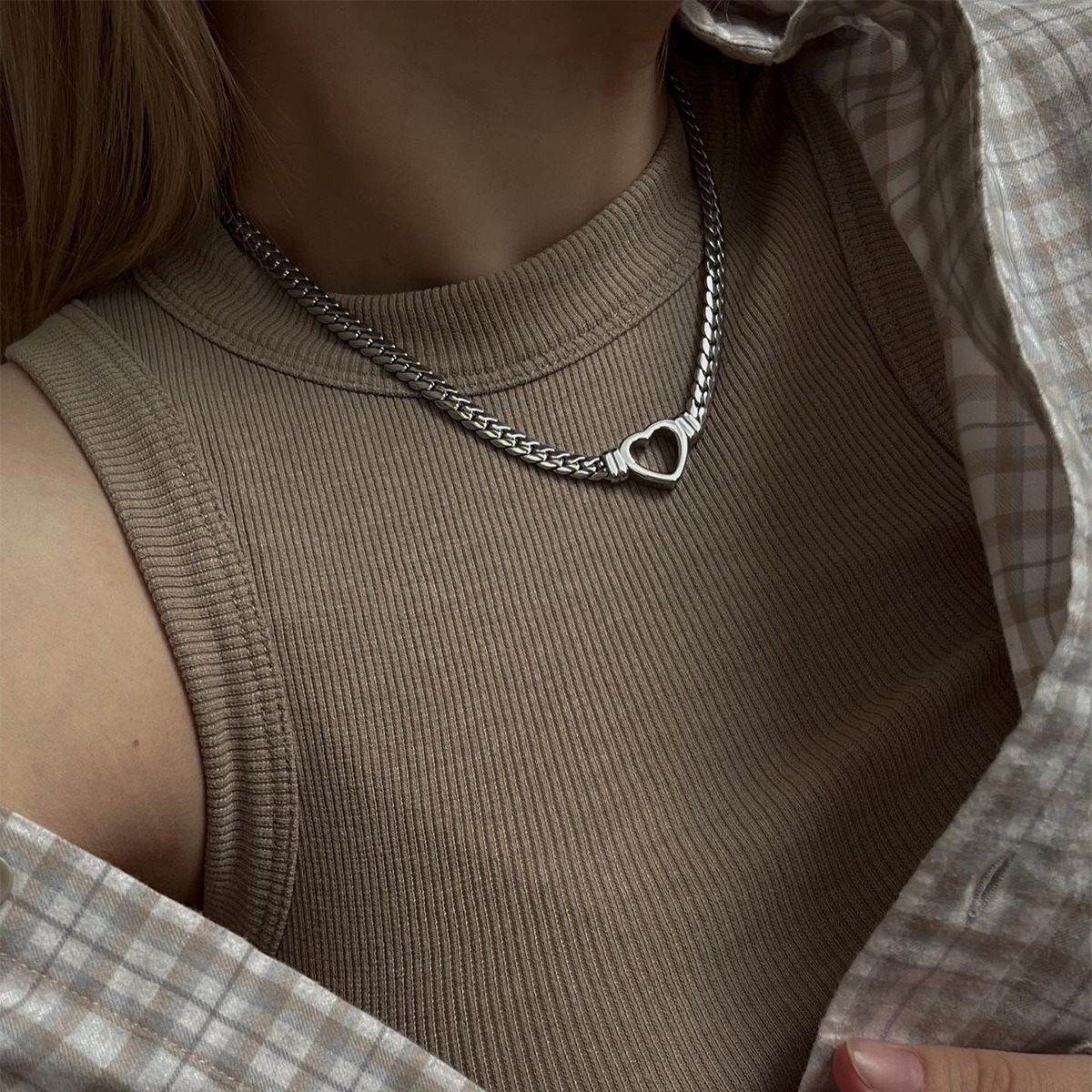 Naja Heart Necklace - Jewelled Me