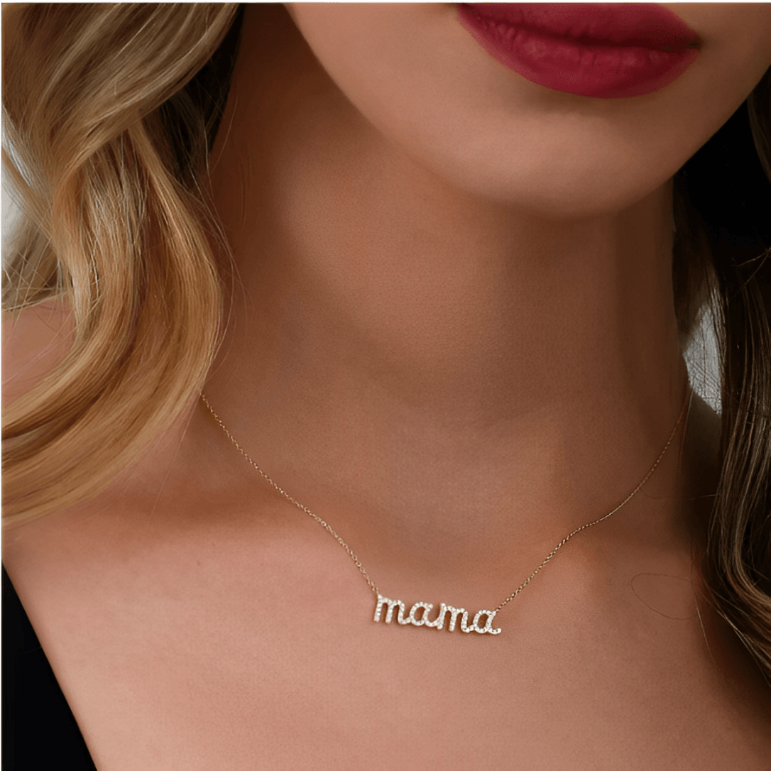 ICED Styled Mama Necklace - Jewelled Me