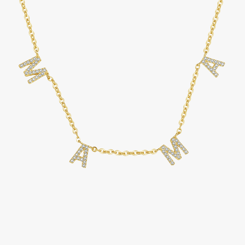 ICED Spaced MAMA Necklace - Jewelled Me