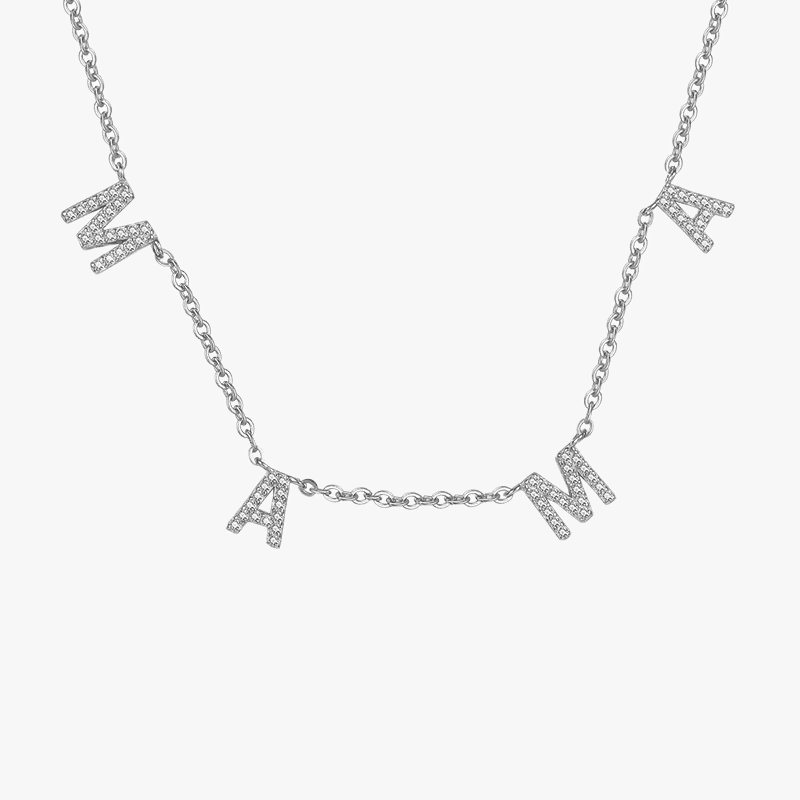 ICED Spaced MAMA Necklace - Jewelled Me