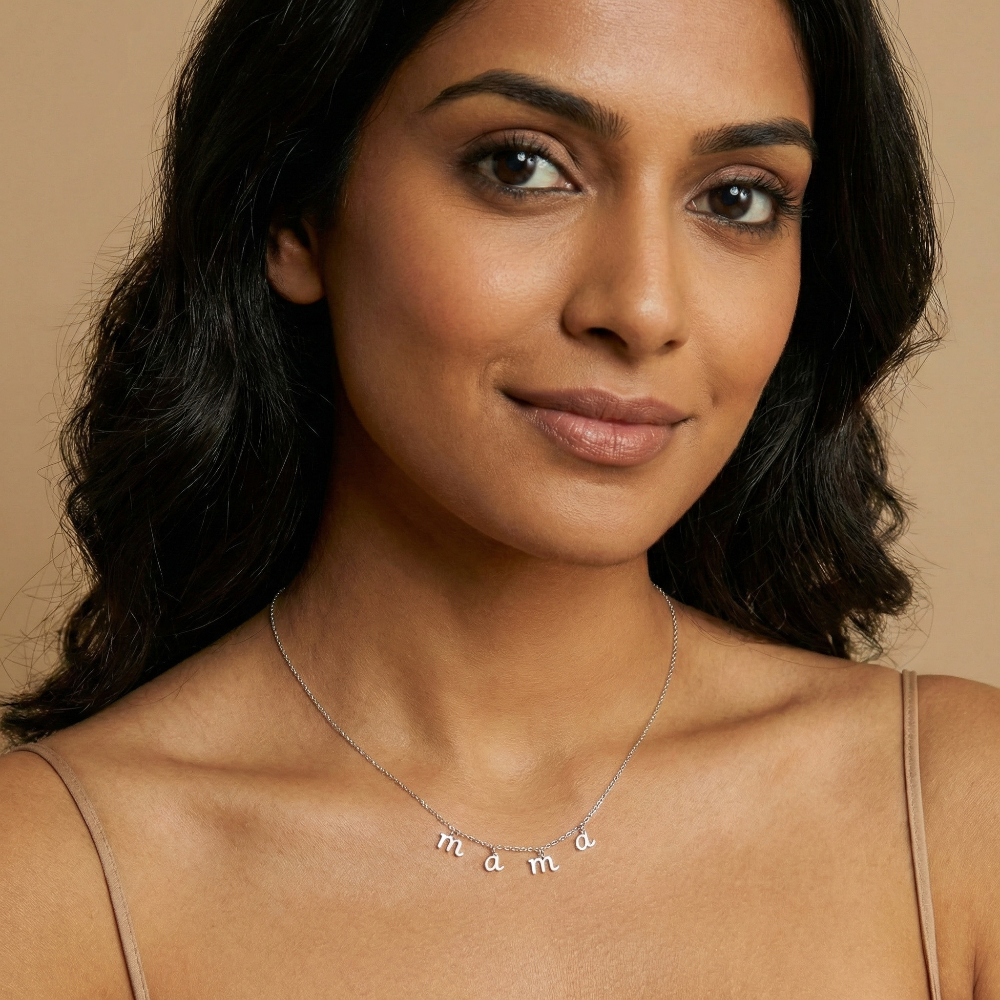 Miniature Letter Mama Necklace - Jewelled Me