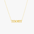 Minimalist Vermeil MOM Necklace - Jewelled Me