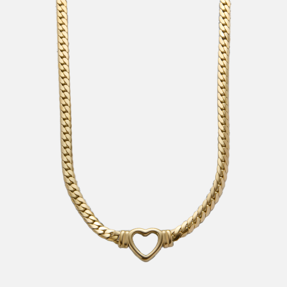 Naja Heart Necklace - Jewelled Me