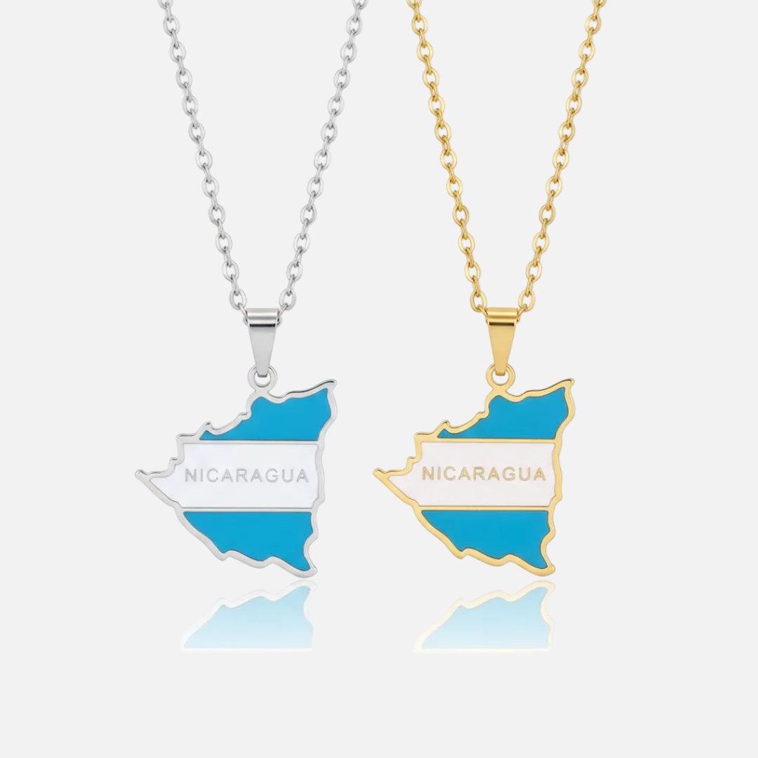 South & Latin American Country/Flag Necklaces - Jewelled Me