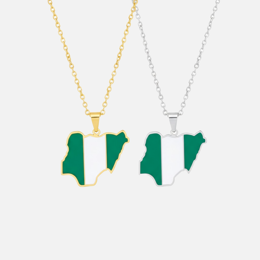 African Country/Flag Necklaces - Jewelled Me