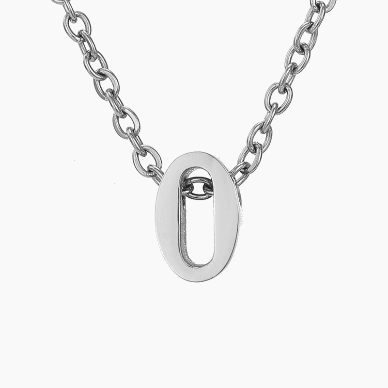 Numbered Pendant Necklace (14K Gold-Plated) - Jewelled Me