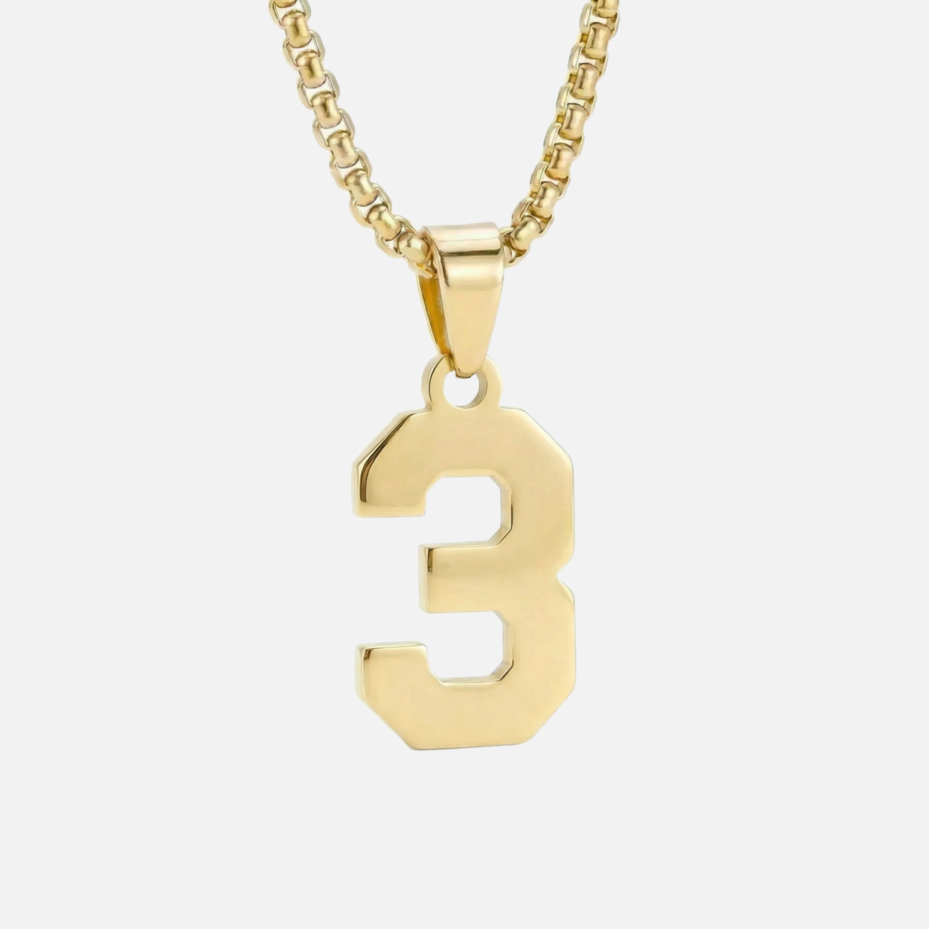 Custom Sports Number Necklace - Jewelled Me