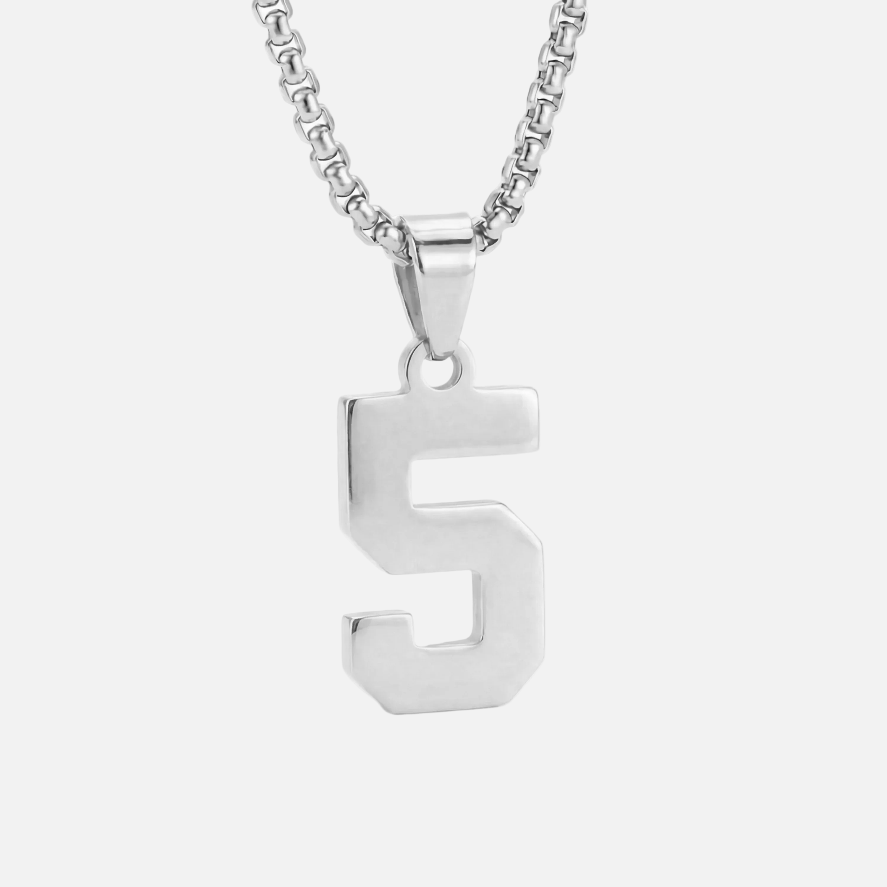 Custom Engraved Sports Number Necklace