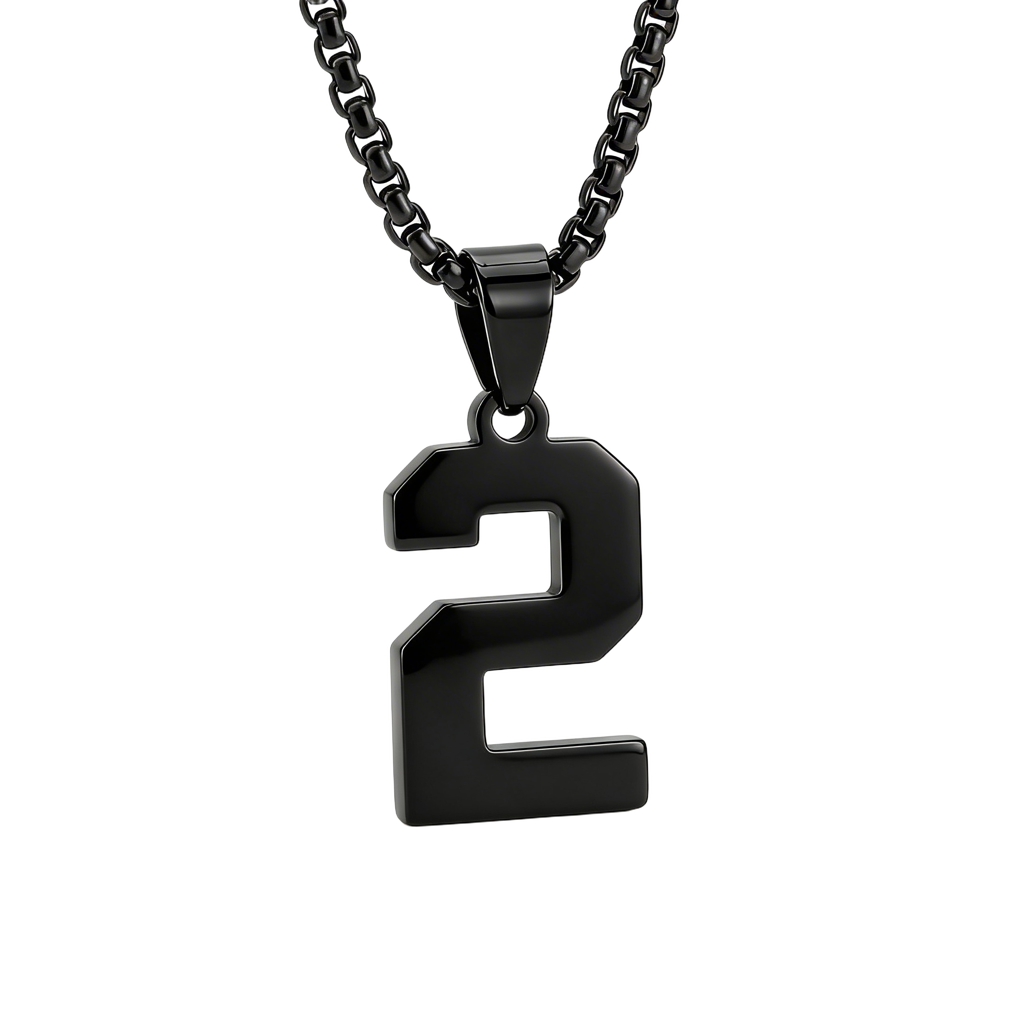 Custom Engraved Sports Number Necklace - Jewelled Me