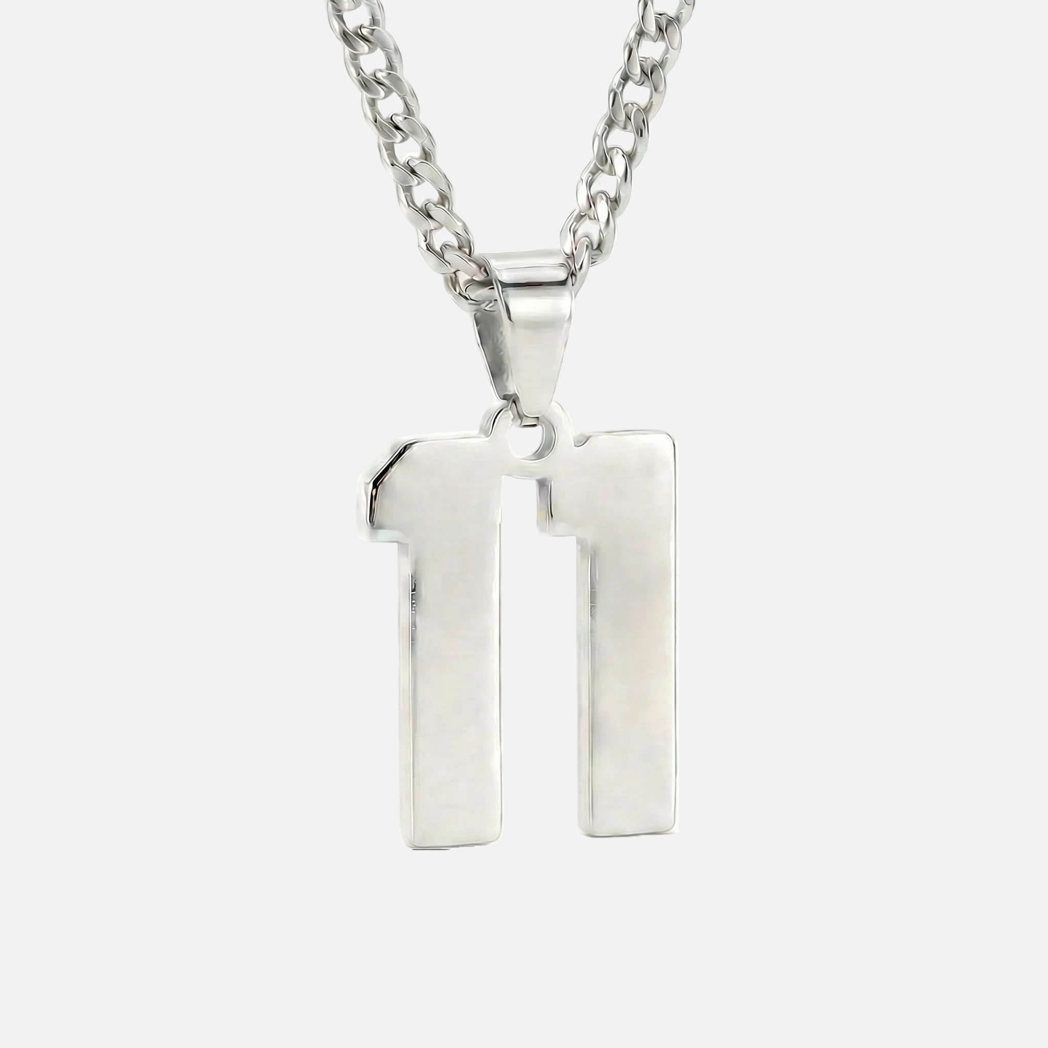 Custom Engraved Sports Number Necklace