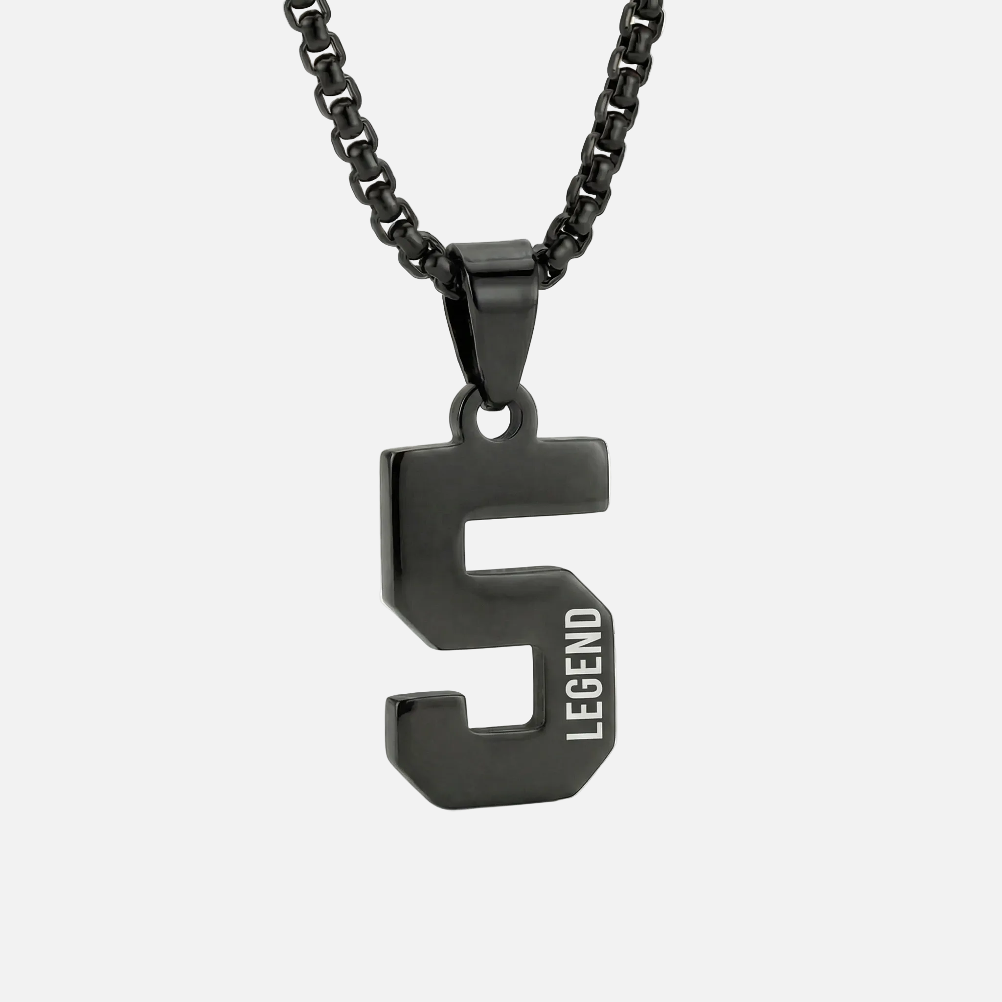 Custom Engraved Sports Number Necklace