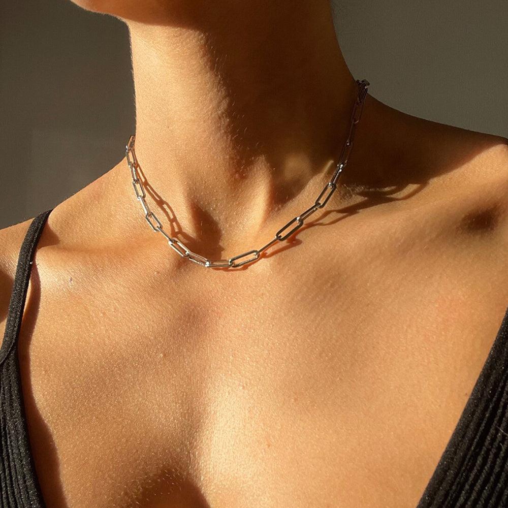 Gold Vermeil Paper Clip Chain - Jewelled Me