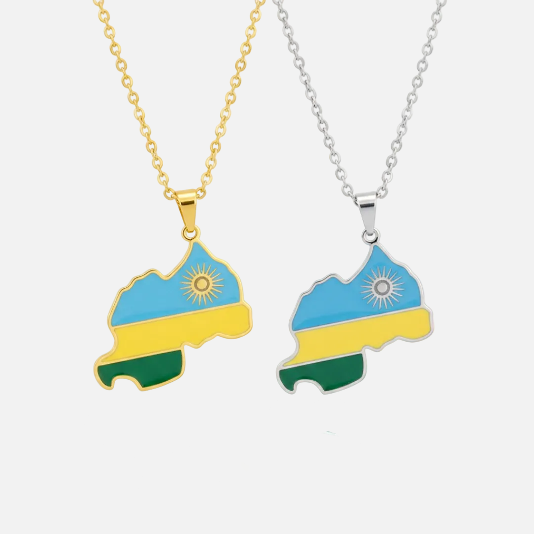 African Country/Flag Necklaces - Jewelled Me