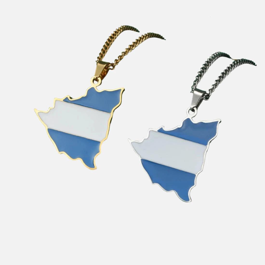 The Americas & Caribbean Country/Flag Necklaces (BACKUP) - Jewelled Me