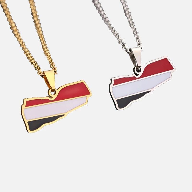Middle Eastern Country/Flag Necklaces - Jewelled Me